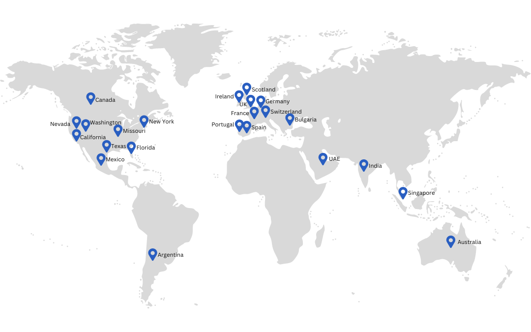 Saibhir Services Clients Spread Worldwide Saibhir Services Clients Spread Worldwide